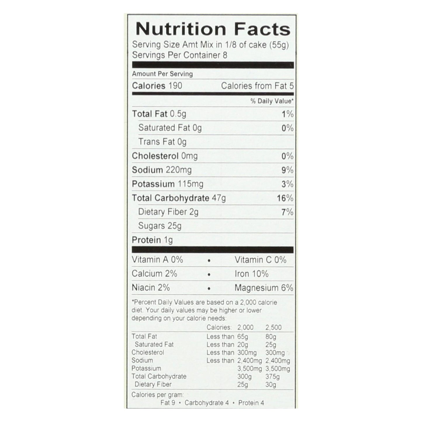 Cherrybrook Kitchen - Chocolate Cake Mix - Gluten Free, Vegan, Wheat Free - Case of 6