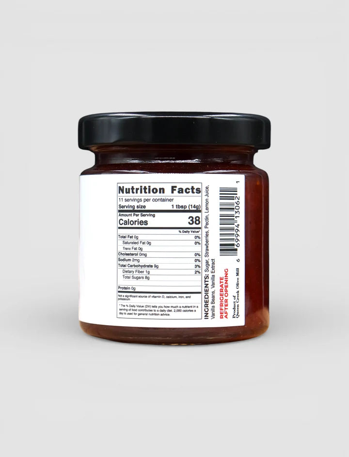 Strawberry Vanilla Jam | Vegan, Non-GMO