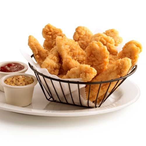 Red Label Fully Cooked Homestyle Chicken Tenderloin Fritters 5 lb - 2/Case