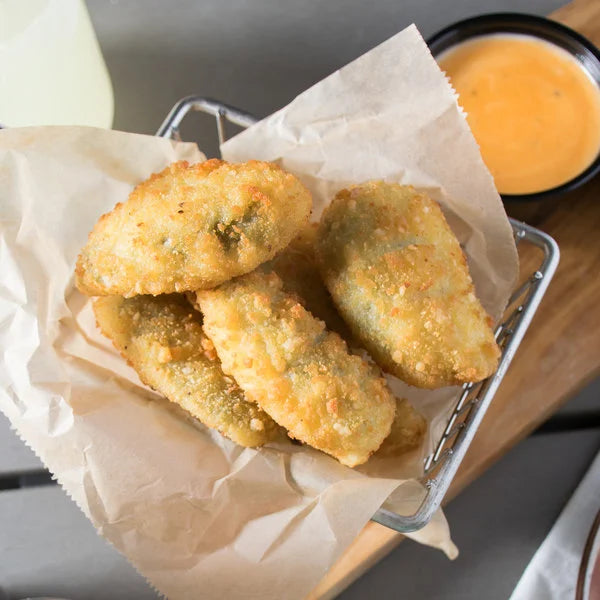 Cream Cheese Breaded Stuffed Jalapeno Poppers - 4/Case