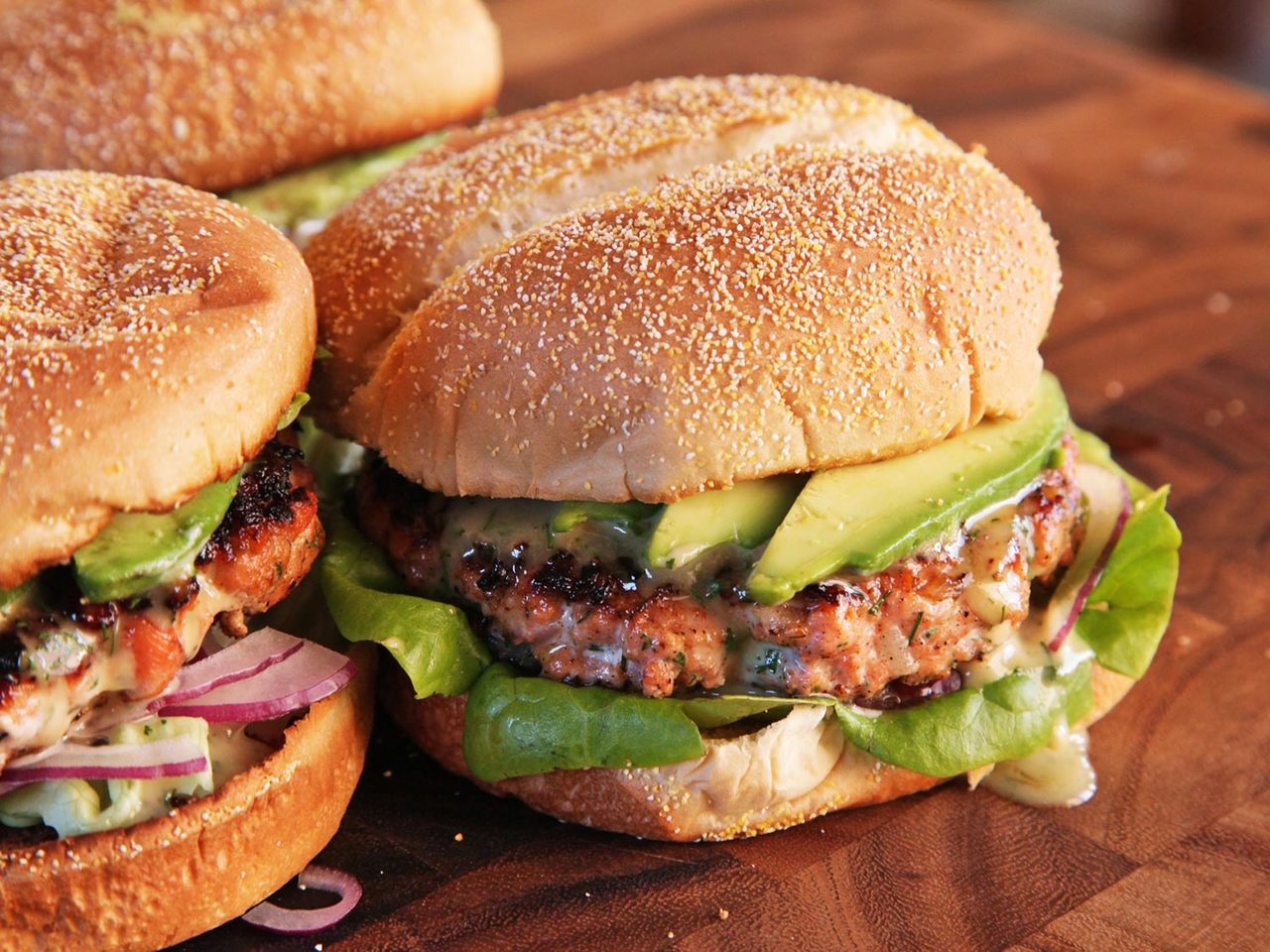 Norwegian Salmon Burgers - 10 lbs, 4oz each