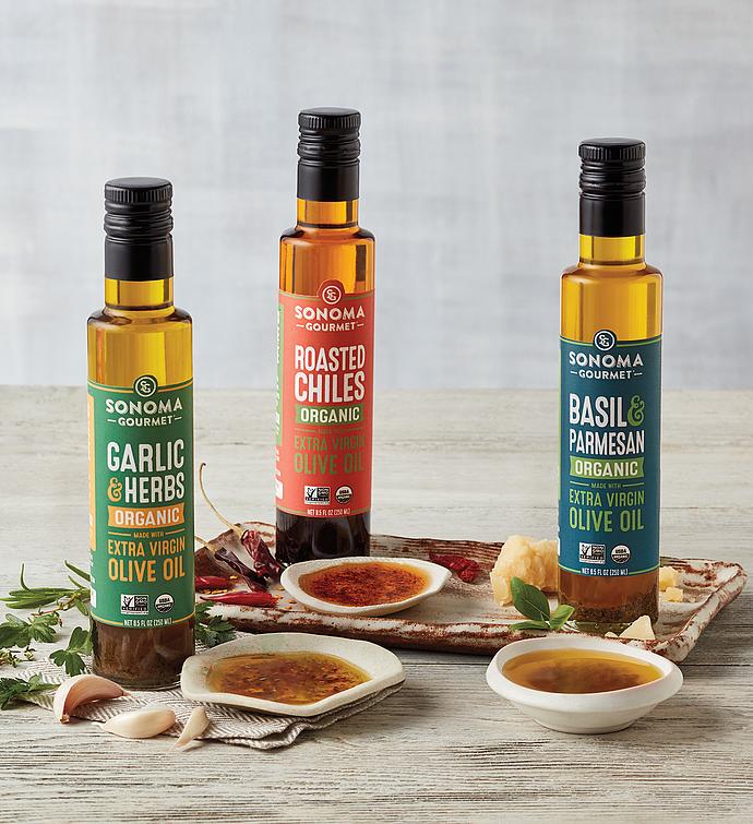 Roasted Garlic and Herb Olive Oil - Non-GMO, Paleo, Keto, Gluten Free - 6 Pack