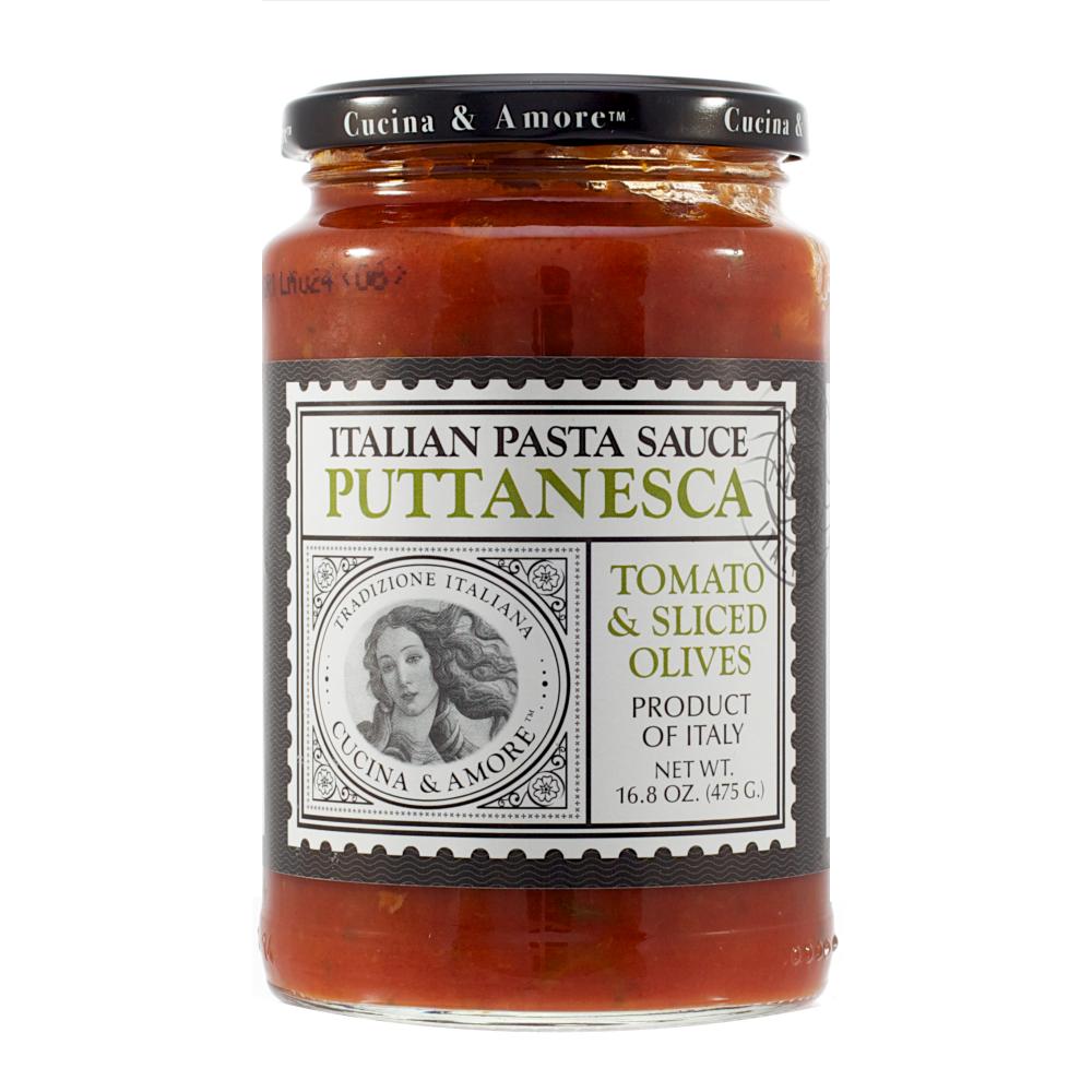 Cucina & Amore Puttanesca Sauce Tomato & Sliced Olives