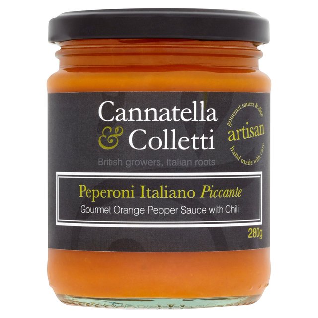 Sweet Orange Pepper Sauce with Chilli - Cannatella & Colletti
