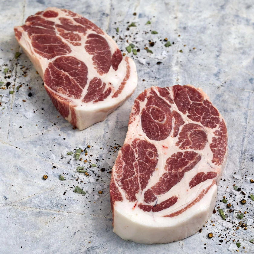 BERKSHIRE THICK COPPA PORK STEAKS