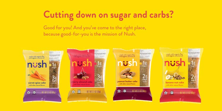 Peanut Butter Cake (Pack of 6) - Nush Foods