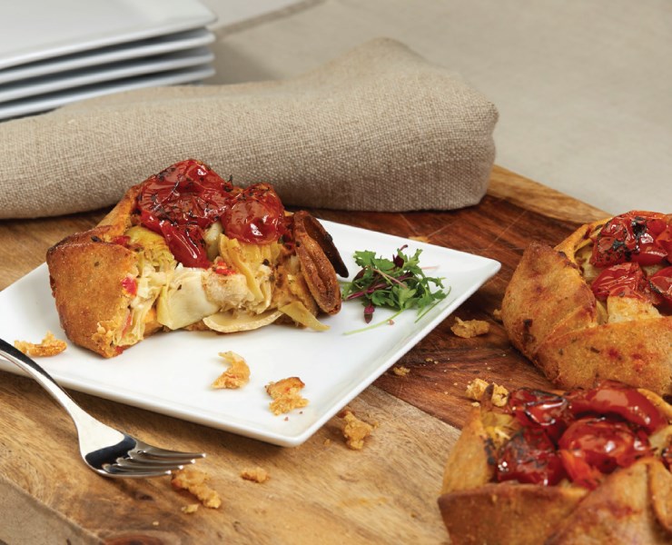 Spicy Charred Tomato & Artichoke Tart - 18 per case