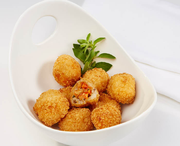 Italian Roasted Tomato, Basil & Mascarpone Arancini Rice Balls