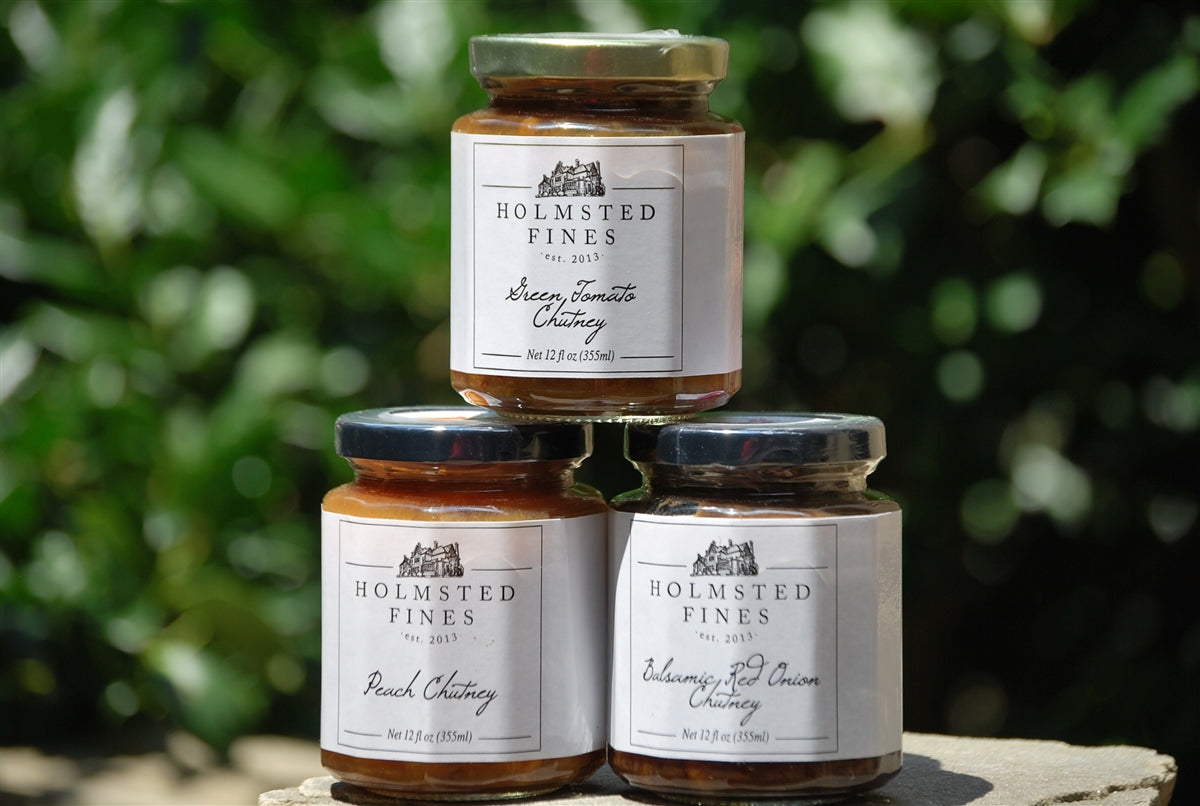 Chutney Gift Trio w/ Gift Box Black (5 oz jars) - Holmsted Fines