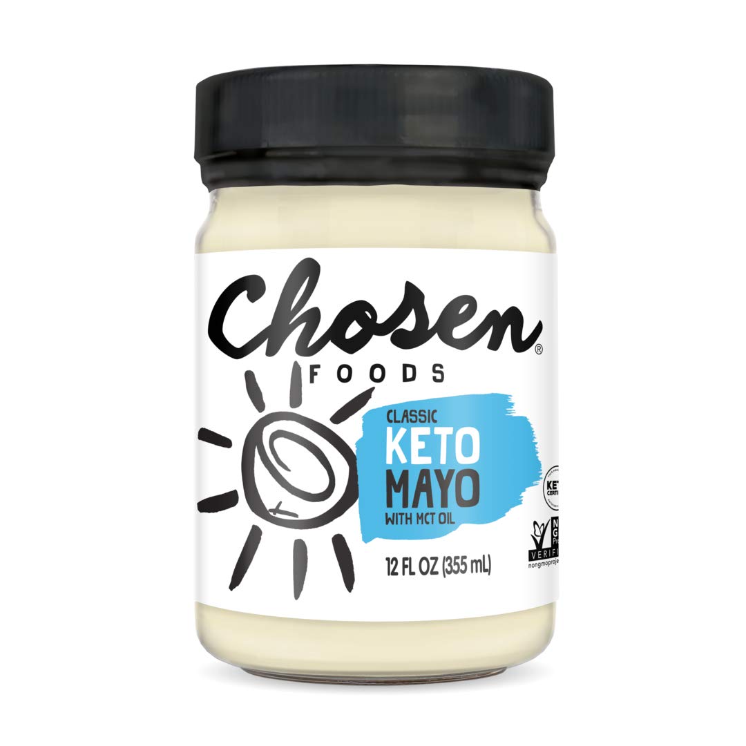 Chosen Foods Traditional Keto Mayo 12 oz, Non-GMO, Gluten Free, Dairy - 3 Pack