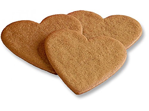 Nyakers Swedish Ginger Cookies Heart-Shaped Gingersnaps Red Gift Tin