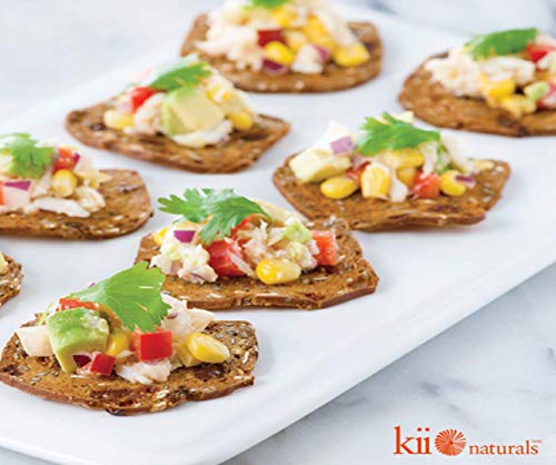 Kii Naturals Artisan Crisps- Goji Berry & Pistachio, 5.3 oz (3 Pack)