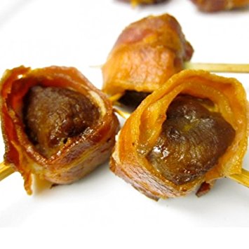Sirloin with Gorgonzola Wrapped in Bacon - 50 pieces per tray