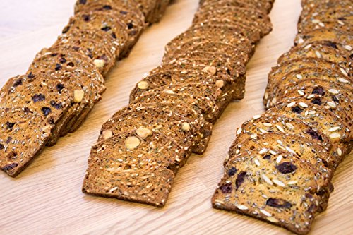 Kii Naturals Artisan Crisps- Cranberry Pumpkin Seed, 5.3 oz (3 Pack)