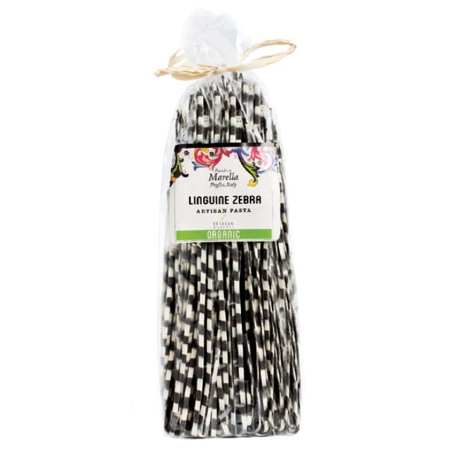 Linguine Zebra Black & White Pasta by Marella: Organic