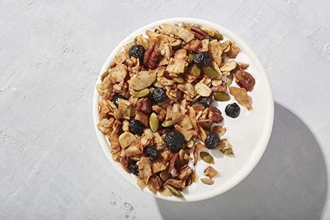 Keto Blueberry Nut Granola Healthy Breakfast Cereal