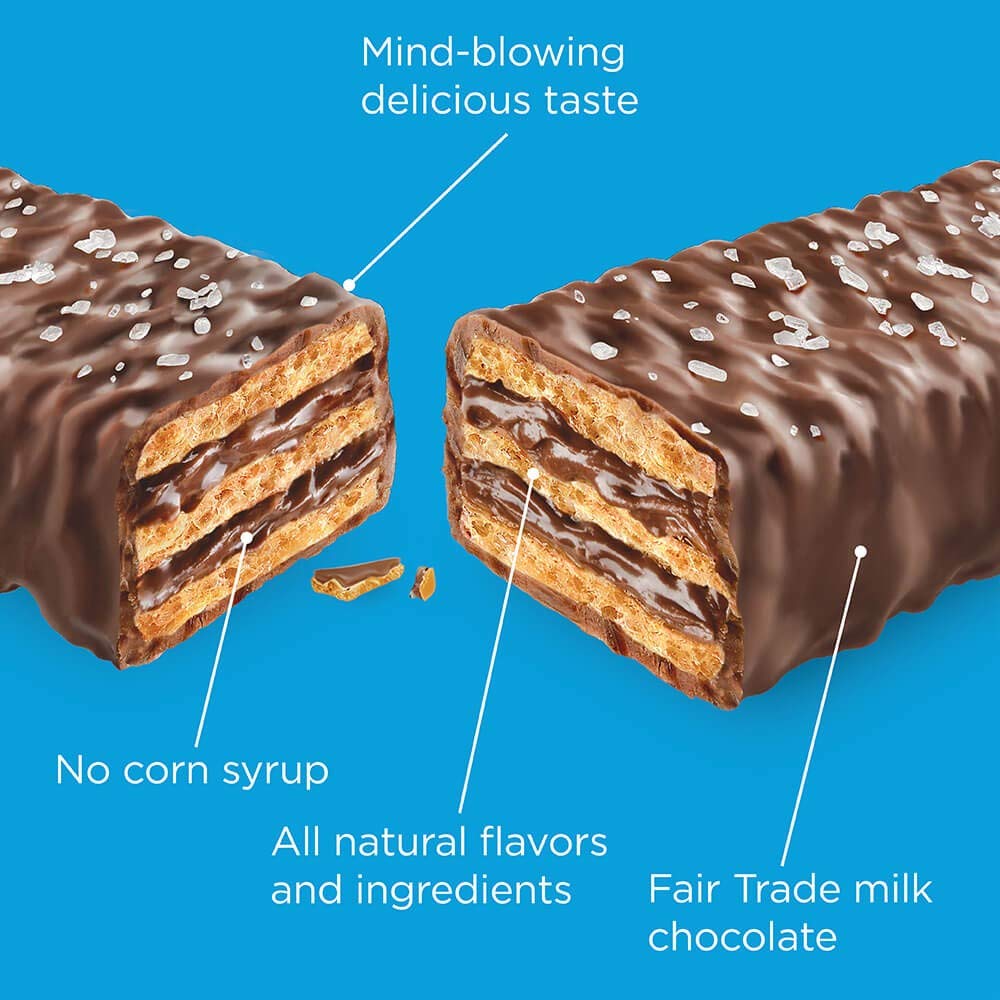 Little Secrets Milk Chocolate & Sea Salt Crispy Wafers - 12-1.4oz Snack Packs