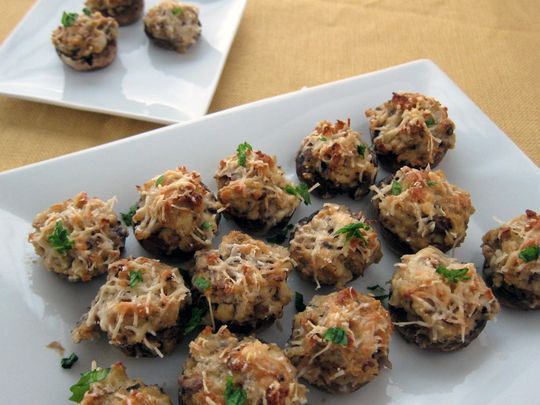 Crab Stuffed Mushrooms - 40 pieces per tray