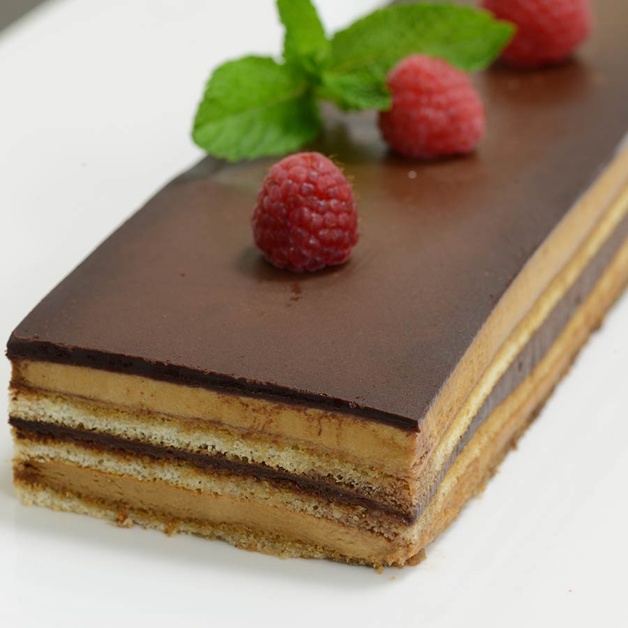 French Opera Cake - 6 strip cakes - 24 oz ea