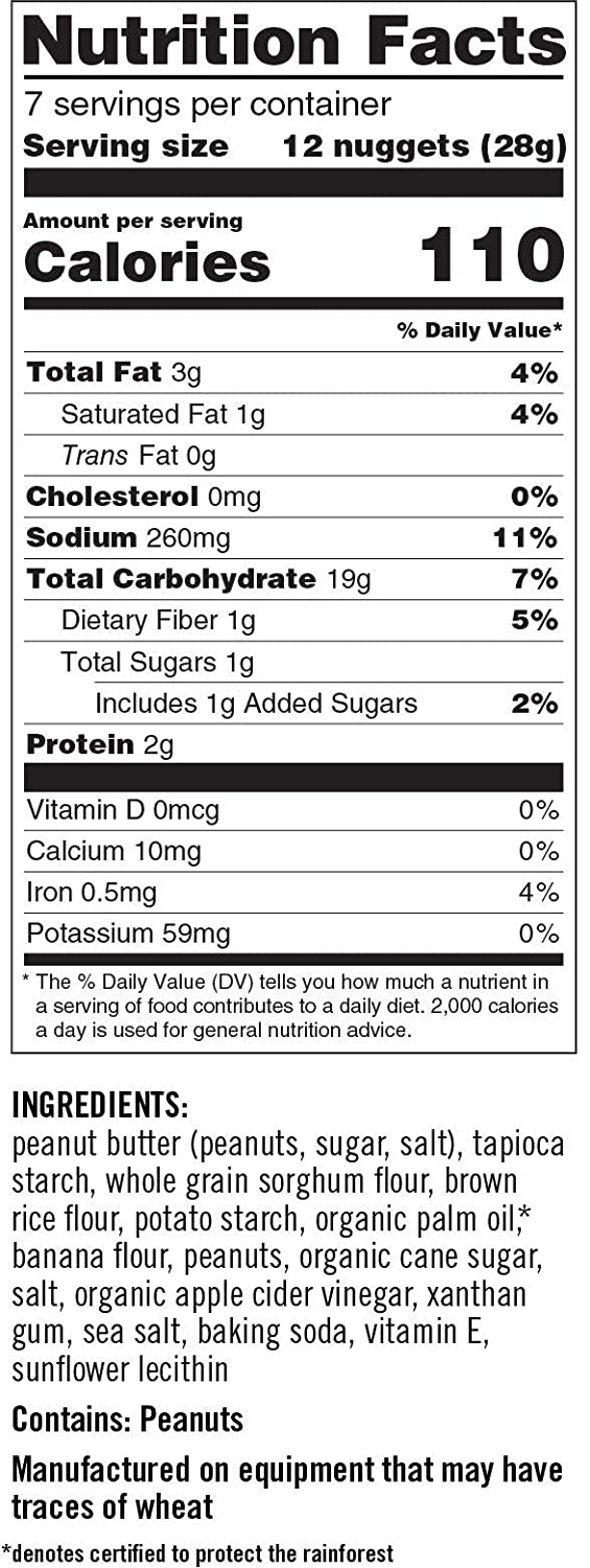 Whole Grain Peanut Butter Filled Pretzels, 6.5 Ounce - GF, Non GMO - Farm to Bag