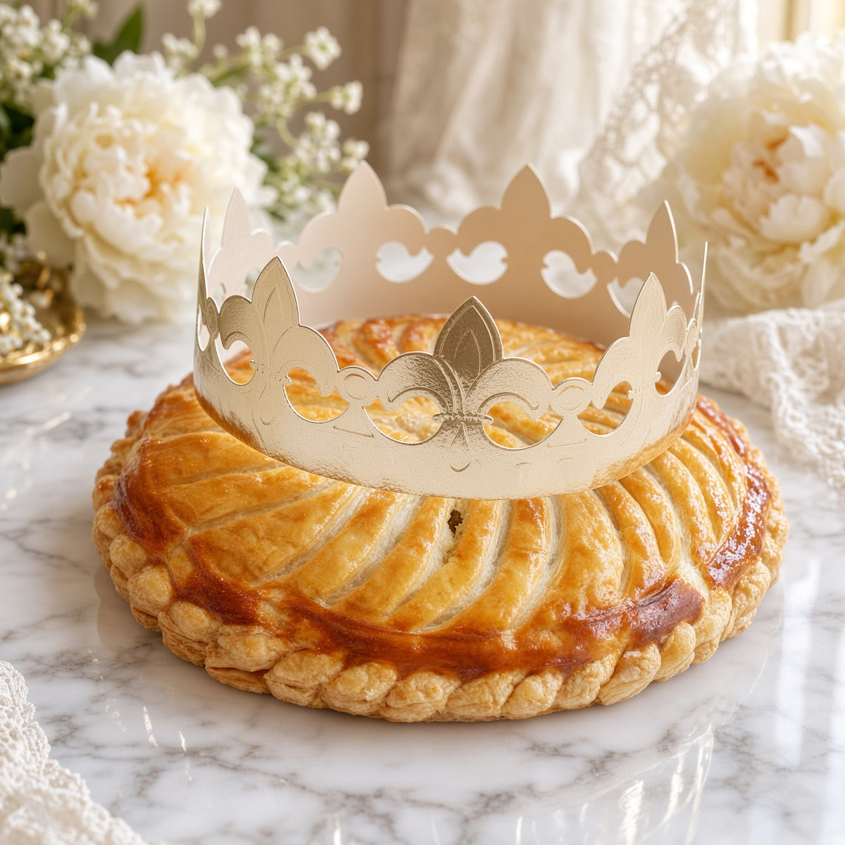 French King Cake Galette des Rois et des Reines