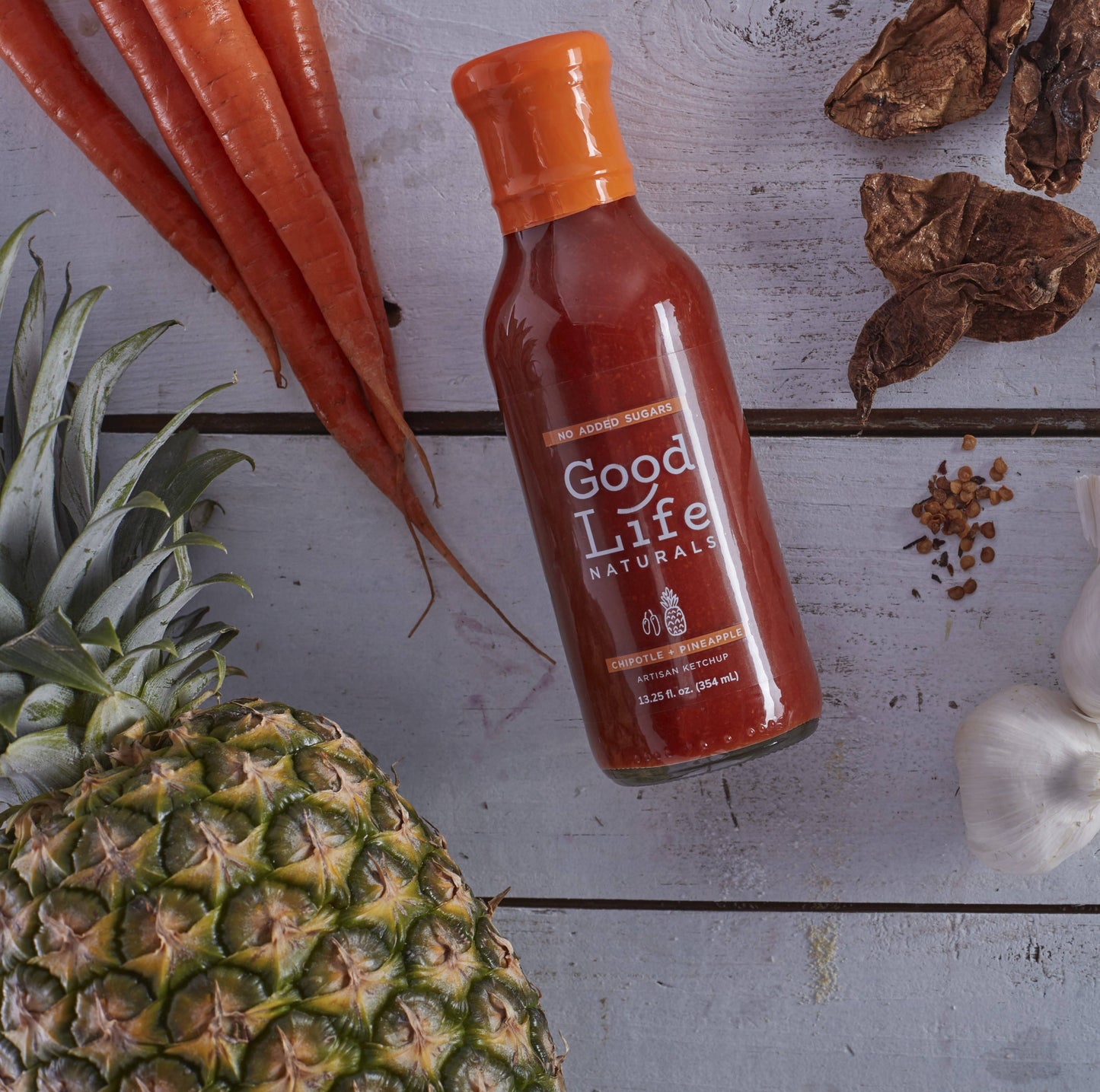 Chipotle Pineapple Ketchup - Tomato Free, No Added Sugar