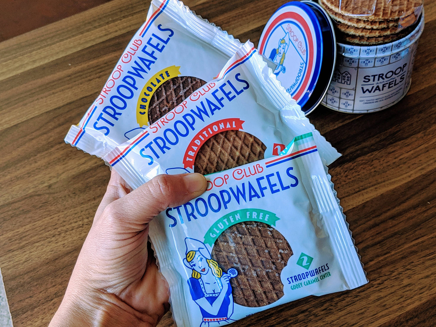 Stroop Club Authentic Gluten Free Stroopwafel w/ Dutch Caramel - 24 Wafels
