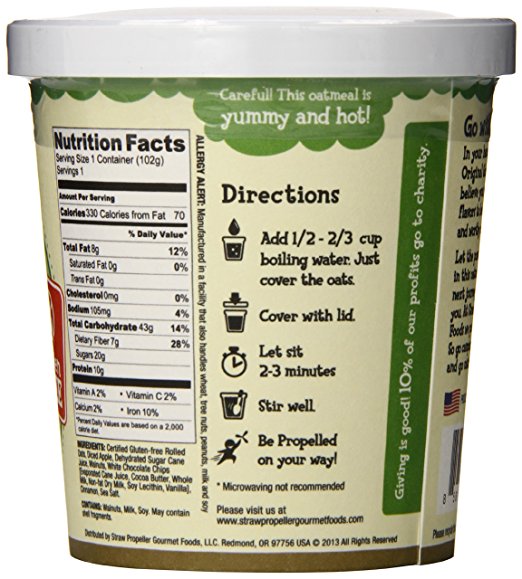 Apple Crisp Gourmet Oatmeal, 3.1 oz - Pack of 12