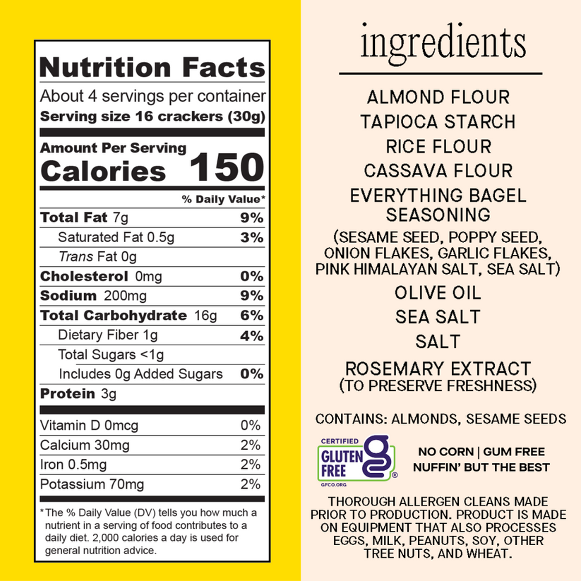 NUFS Variety Pack, No Seed Oil - Hot Honey, Everything Bagel, Sea Salt - 4.25 oz - Pack of 6