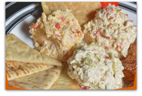 Fried Green Tomato BLTs with Pimento Cheese