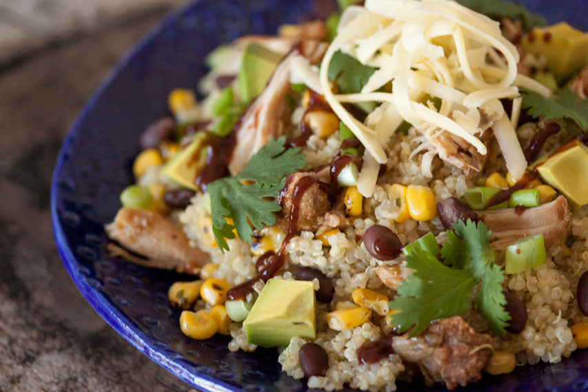 BBQ CHICKEN QUINOA SALAD