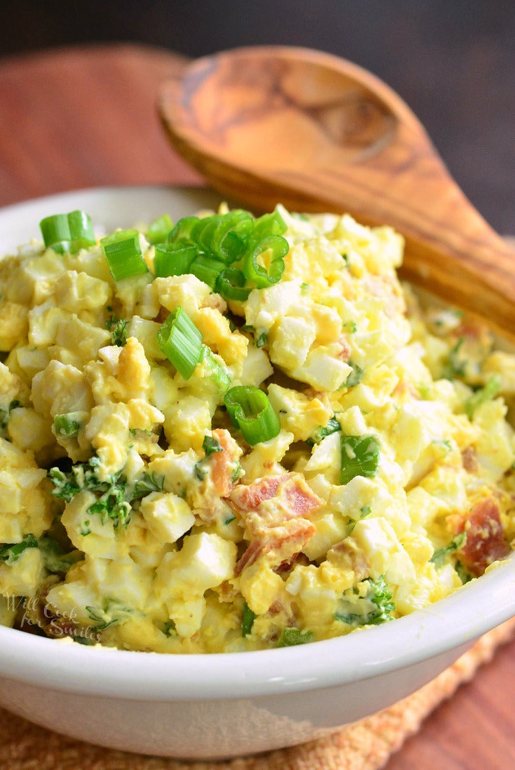 BACON AND GREEN ONION EGG SALAD