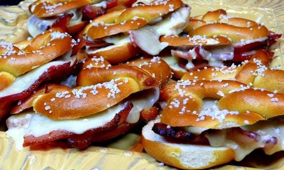 Bacon-Pretzel Grilled Cheese