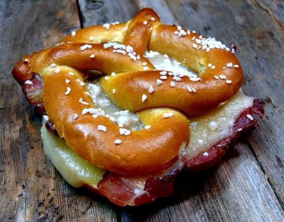 Bacon-Pretzel Grilled Cheese