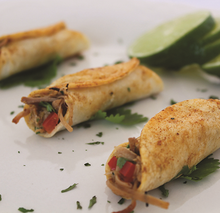 Beef Barbacoa Taquito - 50 pieces per tray