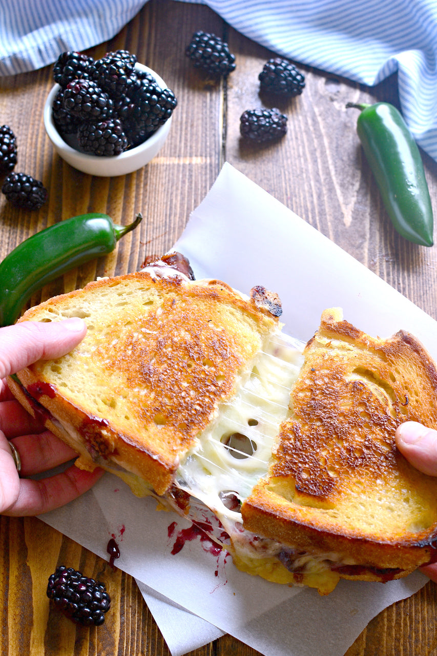 Blackberry Bacon Grilled Cheese