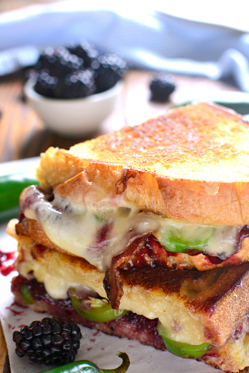 Blackberry Bacon Grilled Cheese