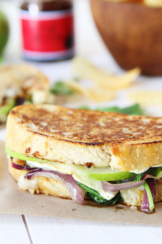 Brie, Fig, and Apple Grilled Cheese