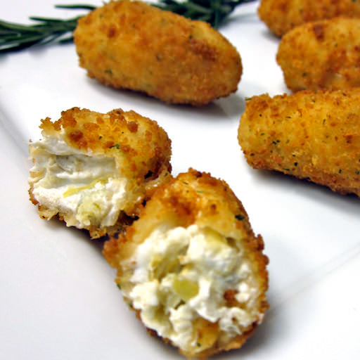 Artichoke and Goat Cheese Bites - 50 pieces per tray