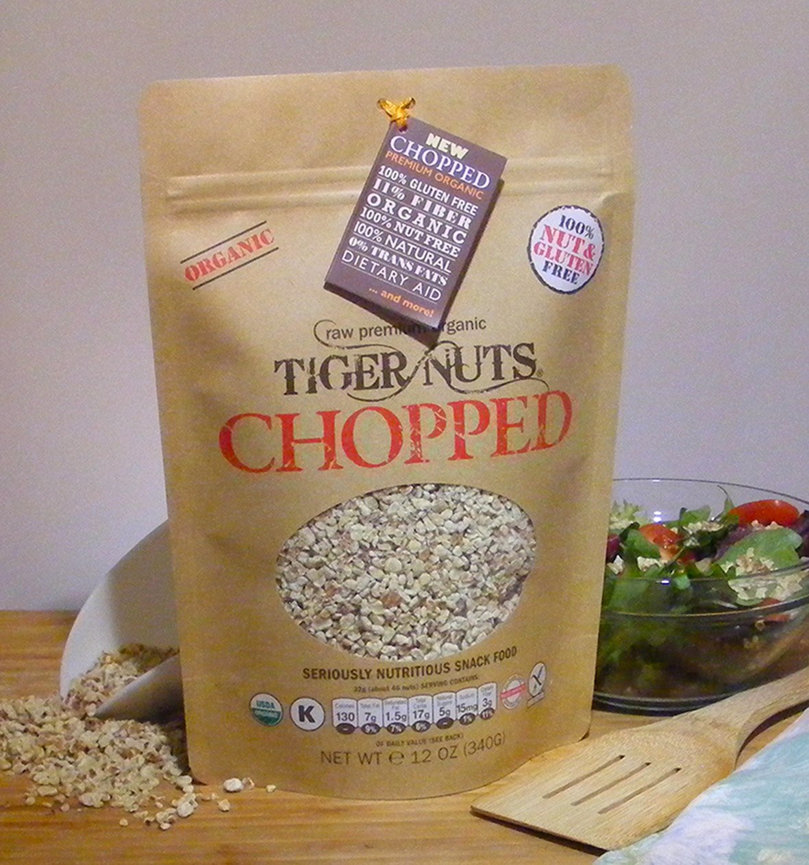 Organic Gluten Free TigerNuts Chopped - 12 oz