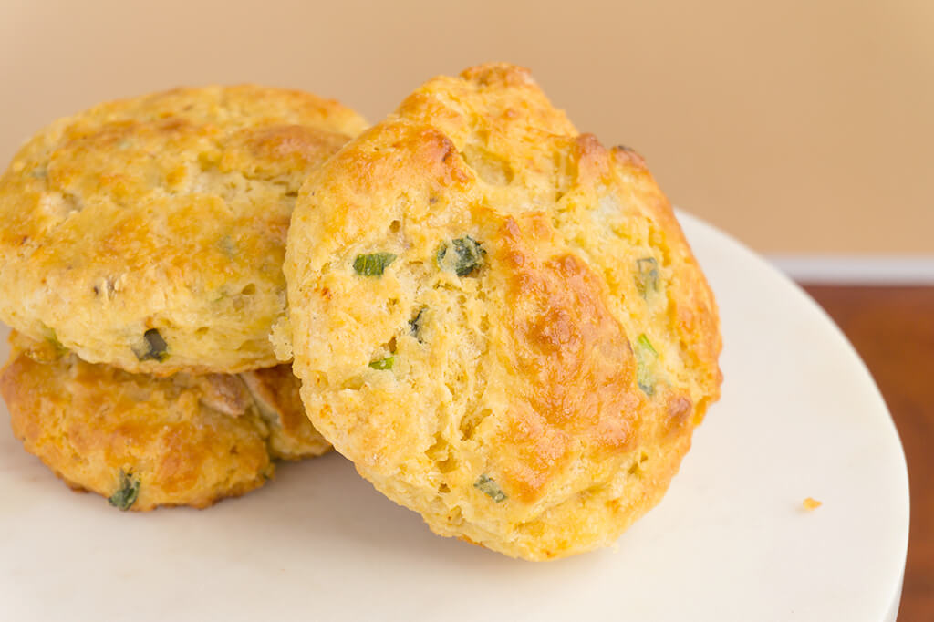 WHITE CHEDDAR CHIPOTLE BISCUITS - 1 Dozen