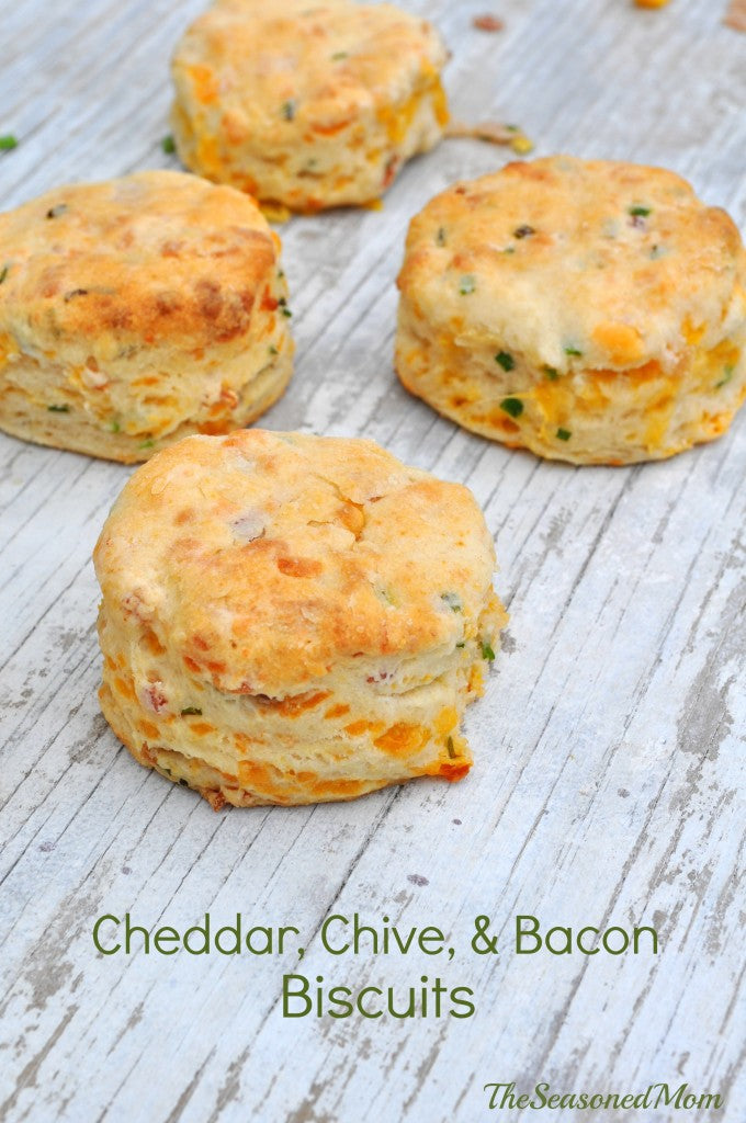 CHEDDAR CHIVE AND BACON BISCUITS