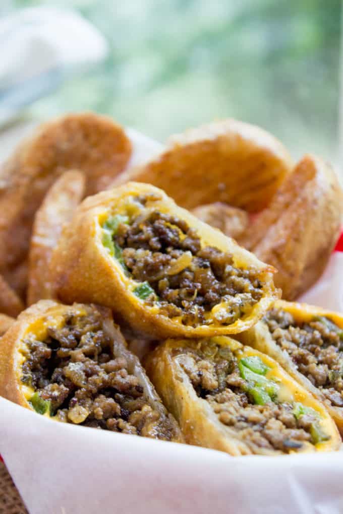 Philly Cheesesteak Egg Rolls - 60/Case