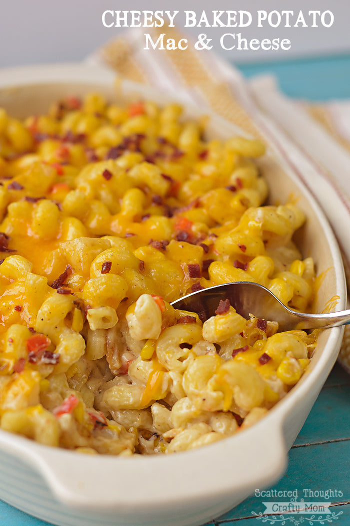 Cheesy Baked Potato Mac & Cheese
