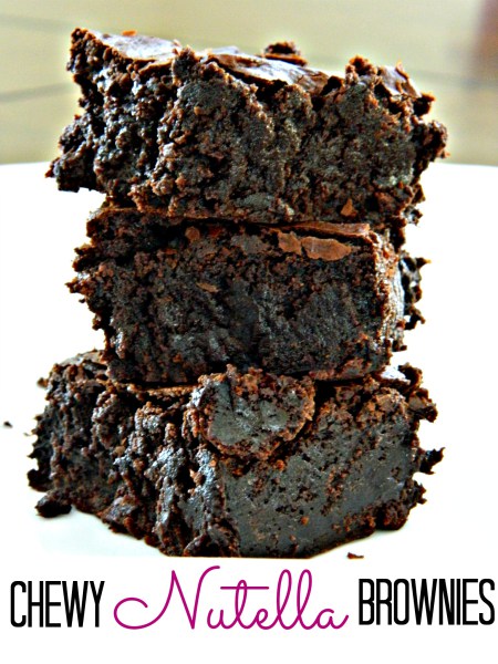Chewy Nutella Brownies - 1 Dozen