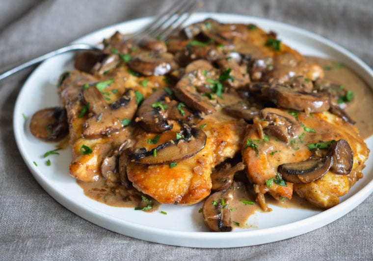Low Carb / Keto Chicken Marsala (GF)