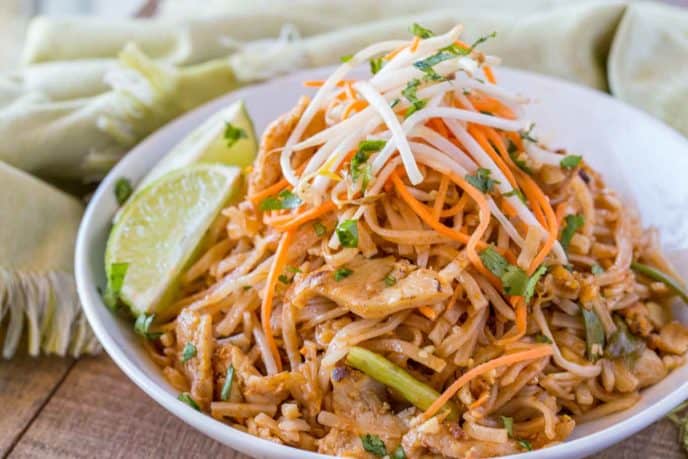 Chicken Pad Thai ( Organic Pasture Raised)