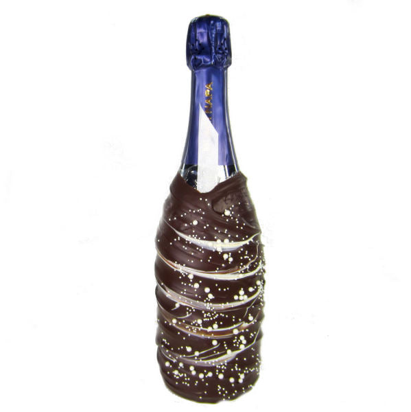 Chocolate Dipped Covered Champagne Bottle - Nicolas Feuillatte Brut