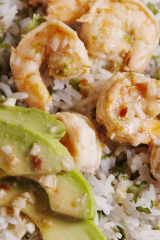 Cilantro Lime Shrimp Rice Bowl - Gluten Free