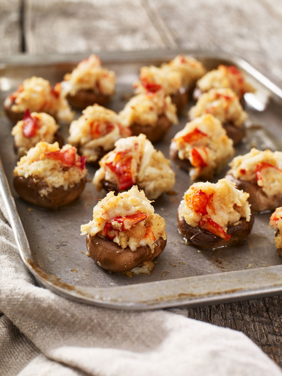 Maine Lobster & Crab Stuffed Mushrooms